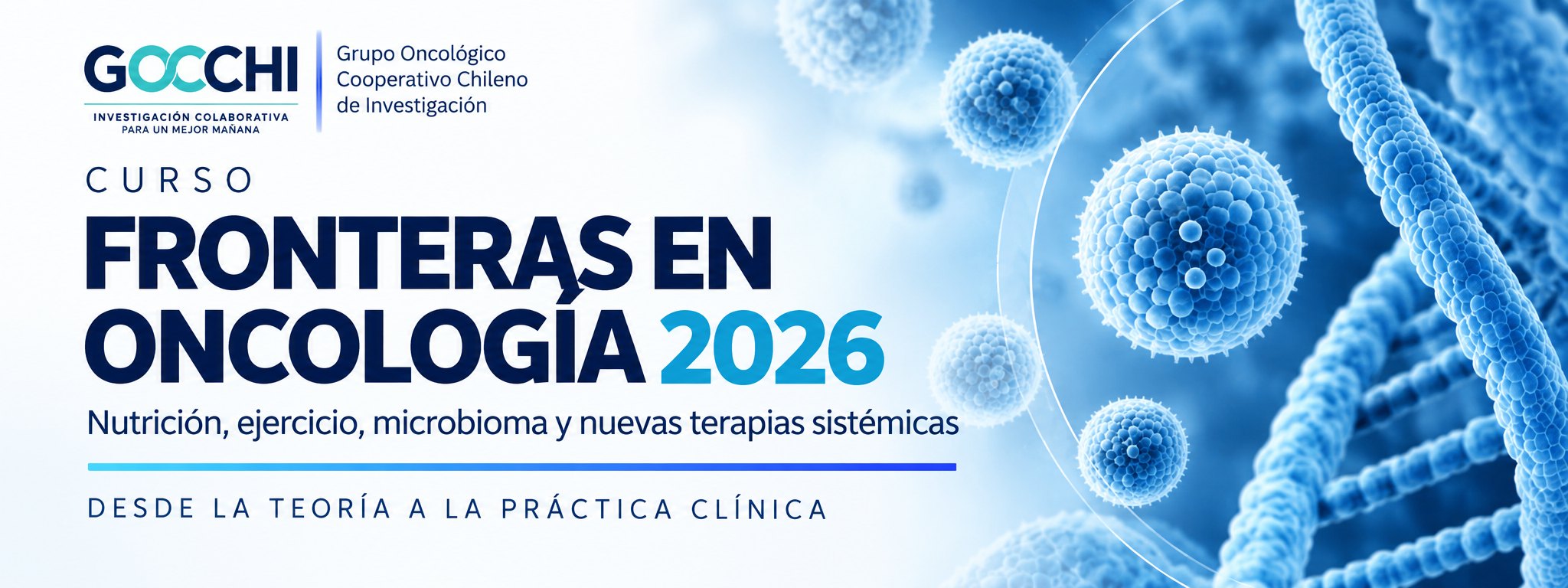 Curso Fronteras en Oncología 2026 — Nutrición, ejercicio, microbioma y nuevas terapias sistémicas